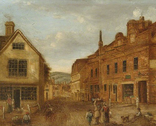 Pump Corner, 'Queen's Arms', West Street, Dorking, Surrey, , John Beckett