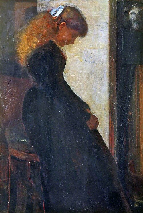 Embers, 1878, Frank Huddlestone Potter