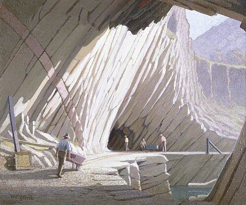 A Cumberland Slate Quarry, 1926, Nelson Wright