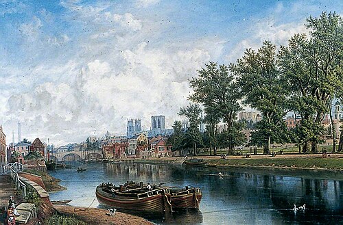 York from Skeldergate Ferry, , John Bell