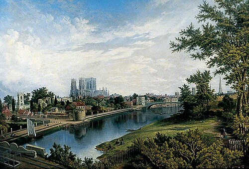 York from Scarborough Railway Bridge, , John Bell