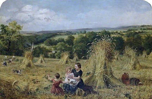 The Harvest Field, 1857, Nevil Oliver Lupton