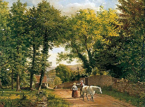 A Lane in South Wales, , Nevil Oliver Lupton
