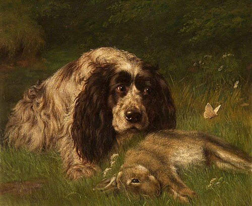 Spaniel and Rabbit, , Thomas Heywood