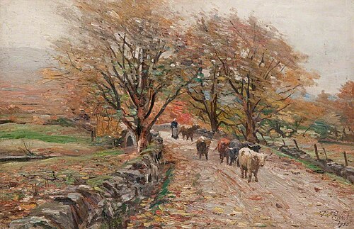 October near Strathyre, 1910, Thomas Hunt