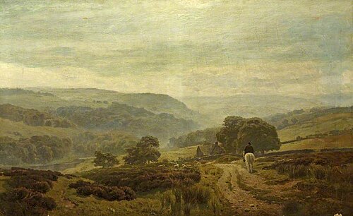 The Lingering Mists of Morning, 1880, Thomas Huson