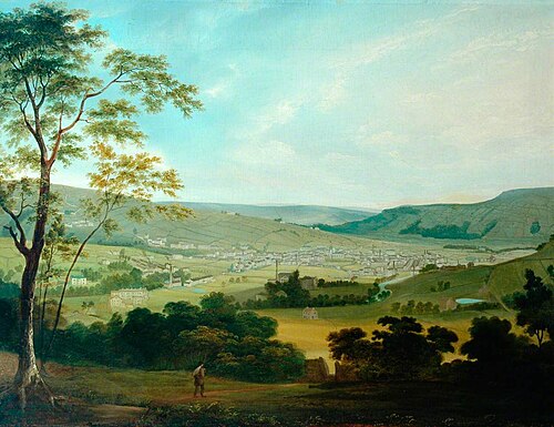 View of Keighley, 1839, John Bradley