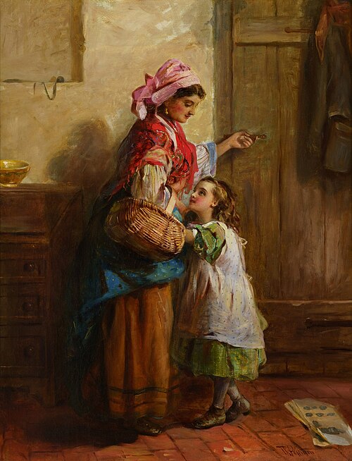 Spanish Woman and Child, , Thomas Kent Pelham