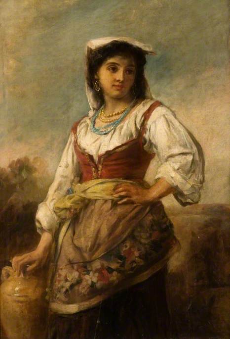An Italian Girl, 1900, Thomas Kent Pelham