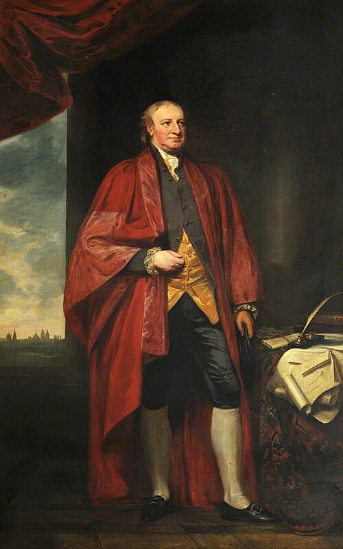 Sir Roger Newdigate (1719–1806), 5th Baronet (copy after George Romney), 1792, Thomas Kirby