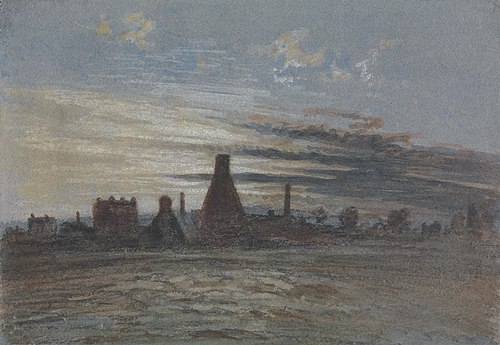 Oast House at Dusk, , Thomas Lindsay