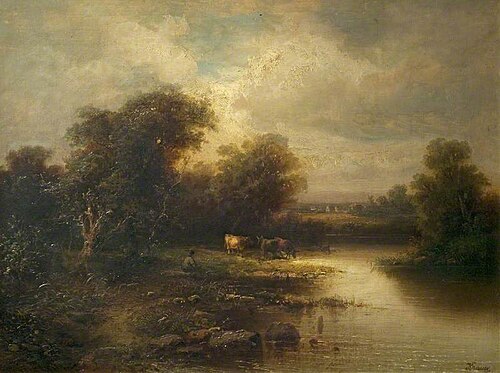 At the Riverside, , Franz Emile Herman Krause