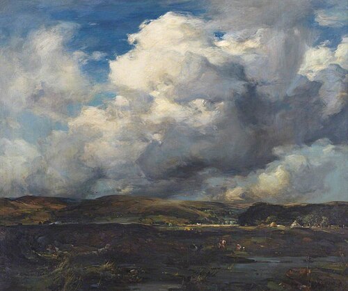 Landscape, the Plains of Lora, 1909, John Campbell Mitchell