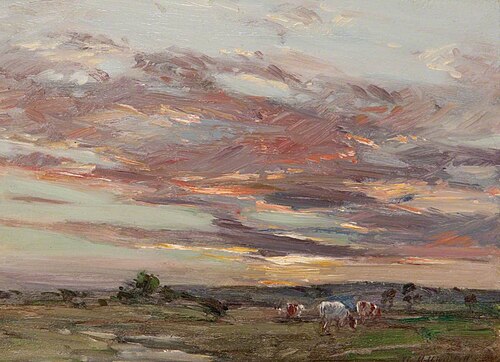 Sunset, Argyllshire, 1913, John Campbell Mitchell