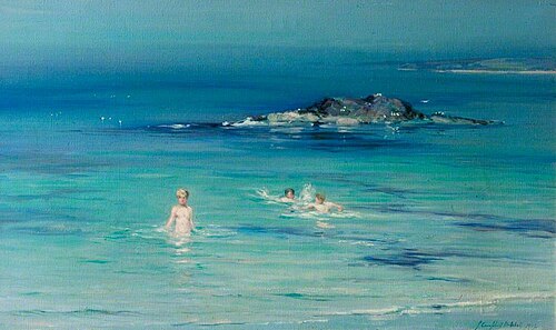 Summer at Machrichanish, 1913, John Campbell Mitchell