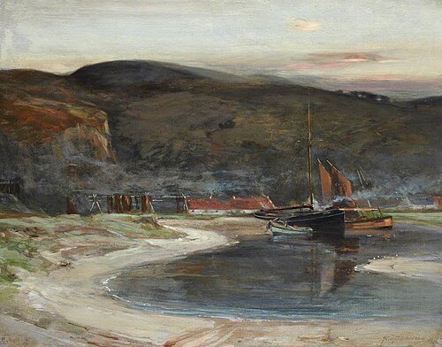 The Waterfoot, Carradale, 1921, John Campbell Mitchell