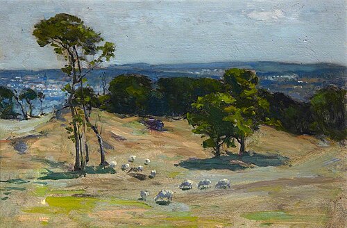 Edinburgh from Corstorphine Hill, , John Campbell Mitchell