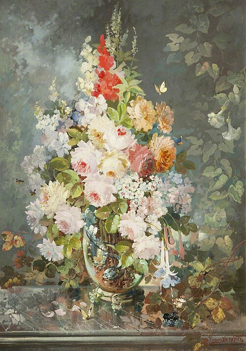 Still Life, 1889, Franz Höpfner