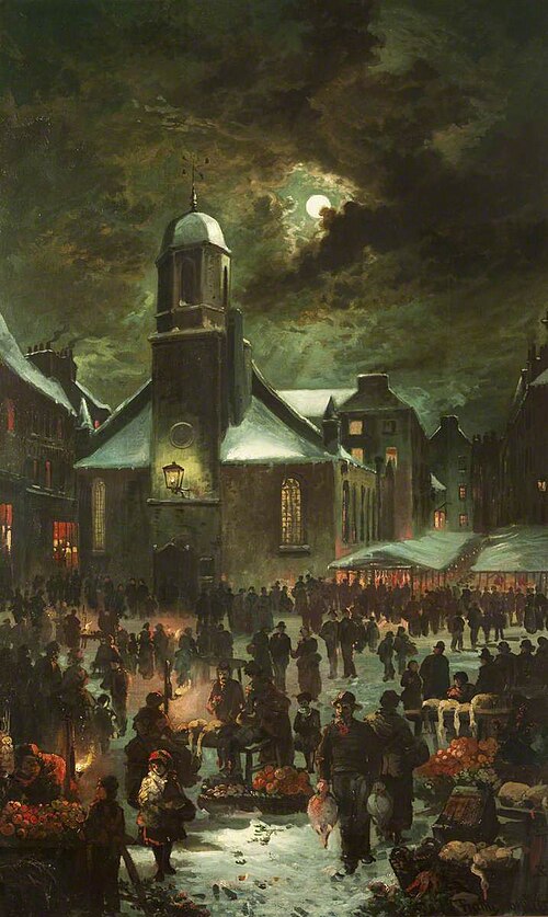 Goose Fair, Old St Matthew's Church, 1890, Franz Höpfner