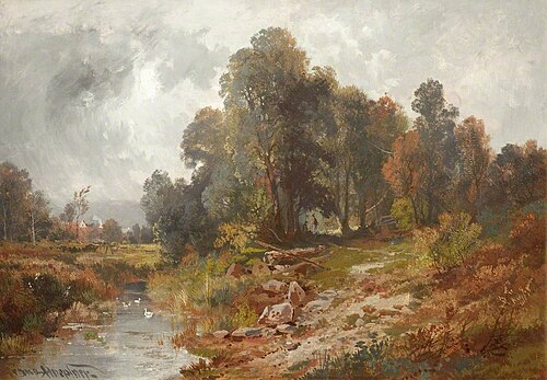 Landscape, , Franz Höpfner