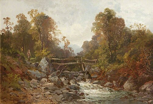 Landscape, , Franz Höpfner