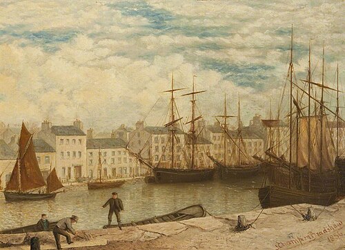 The North Quay, Douglas, 1886, John Champion Bradshaw