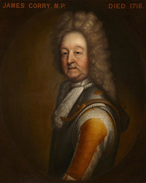 Colonel James Corry (c.1643 - 1718), MP, 1695, Thomas Pooley