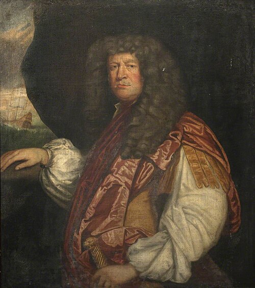 Captain Robert Bransby, RN (d.1692), uncle of Lady Elizabeth Astley, 1672, Thomas Pooley