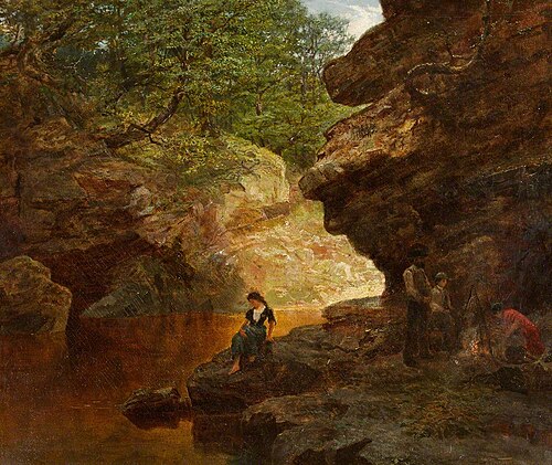 Blue Pool, 1897, Thomas Prytherch