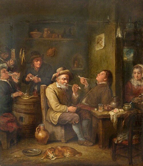 Flemish Pleasures (copy after David Teniers II), , Thomas Robson