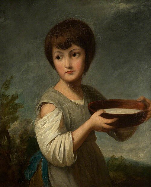 Lavinia, the Milk Girl (copy after Thomas Gainsborough), , Thomas Robson
