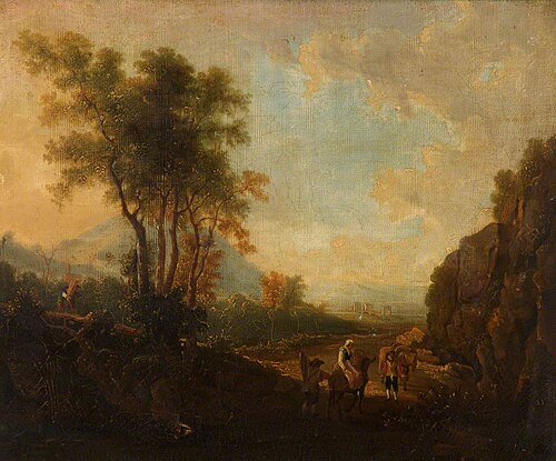 An Italian Landscape (copy after Richard Wilson), , Thomas Robson