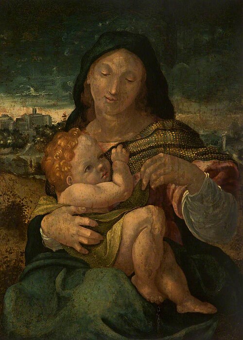 Virgin and Child (copy after Sandro Botticelli), , Thomas Robson