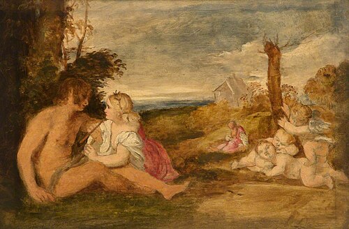 The Three Ages of Man (copy after Titian), , Thomas Robson