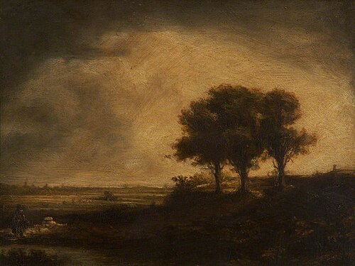 The Three Trees (copy after Rembrandt van Rijn), , Thomas Robson