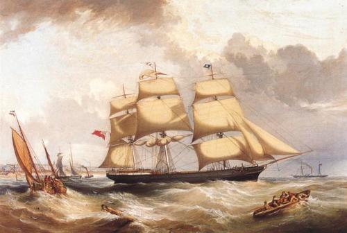 British Merchant Leaving Aberdeen, 1857, Clinton John Ogilvie