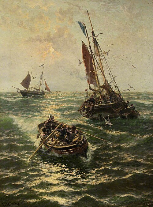 Putting the Catch Ashore, , Thomas Rose Miles