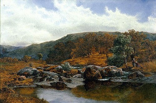 Bryn y Garth-Lwyd, near Capel Curig, 1878, Thomas Scott Callowhill