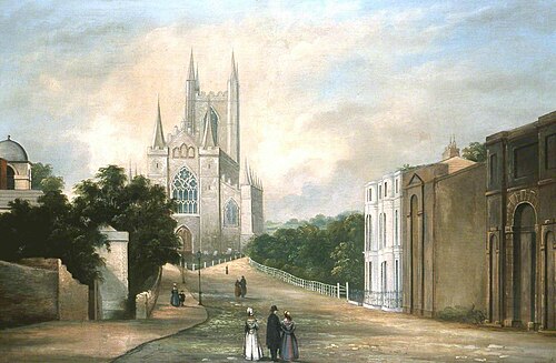 The Mall, Downpatrick, 1863, Thomas Semple Junior