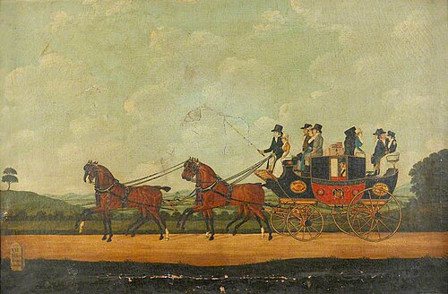 The London to Dartford Stage Coach, 1813, John Cordrey