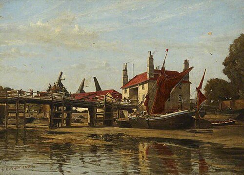 Old Toll House, Fulham Bridge, , Frederic Almore Winkfield