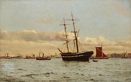 Towed down the River, , Frederic Almore Winkfield