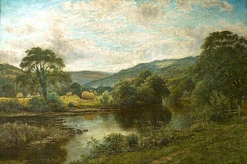 A Summer Day on the Conway, 1906, Thomas Spinks