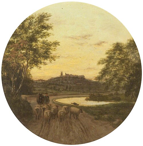 Lancaster from the Canal, 1882, John Crane