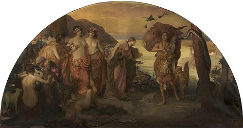 Allegorical Scene, , John Crompton