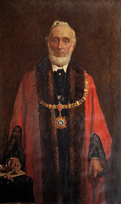 Alderman Thomas Manchip, JP, Mayor (1891–1893), , Frederick Brueton
