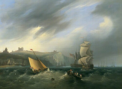 Shipping off Dover, 1820, Frederick Calvert