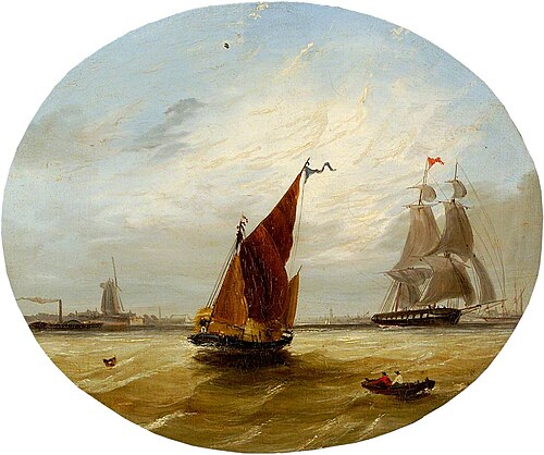 Shipping off the Coast, , Frederick Calvert