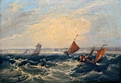 View of Liverpool, c.1830, , Frederick Calvert