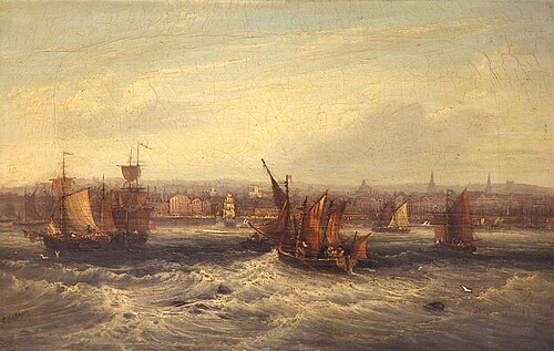 View of Liverpool, c.1830, , Frederick Calvert
